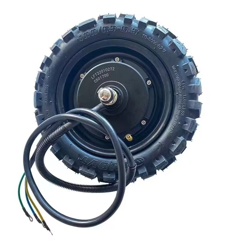LANGFEITE 60V Electric Scooter Original T8 11 Inch Motor With Off road Tire Electric Scooter Scooters Parts
