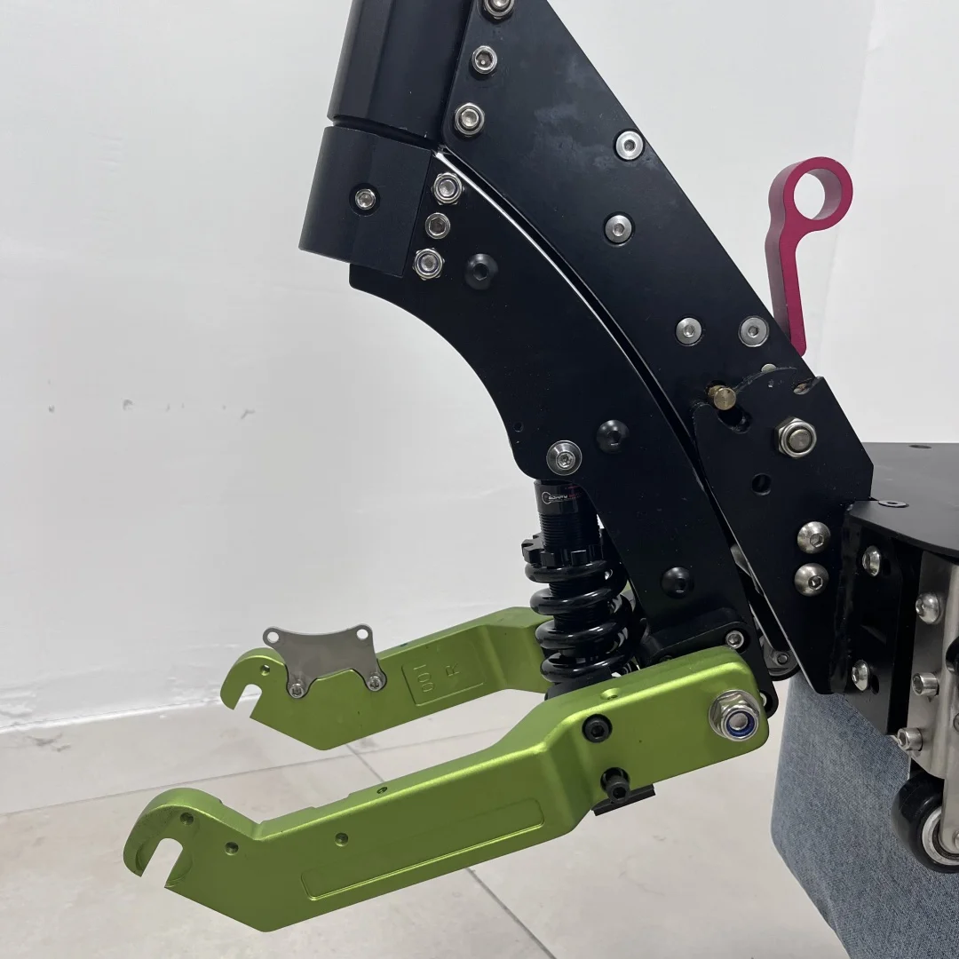 foldable Electric scooter parts frame M7 11inch tire open size 150mm hydraulic spring integrated shock absorber e scooter frame