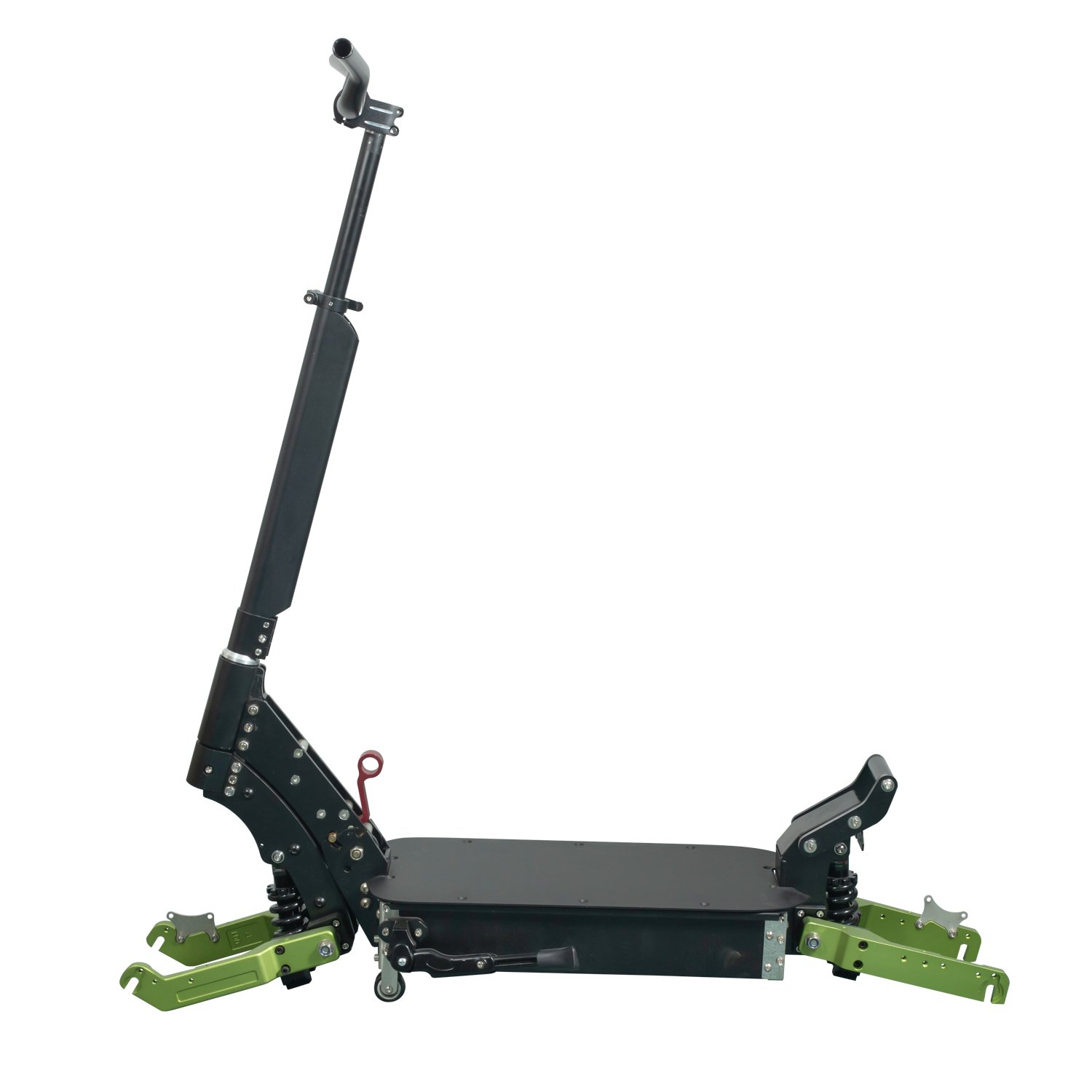 foldable Electric scooter parts frame M7 11inch tire open size 150mm hydraulic spring integrated shock absorber e scooter frame