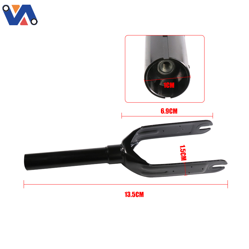 New Image Scooter Replacement Front Fork Metal Parts For Xiaomi Scooter 4 Pro Spare Part Repair Accessories
