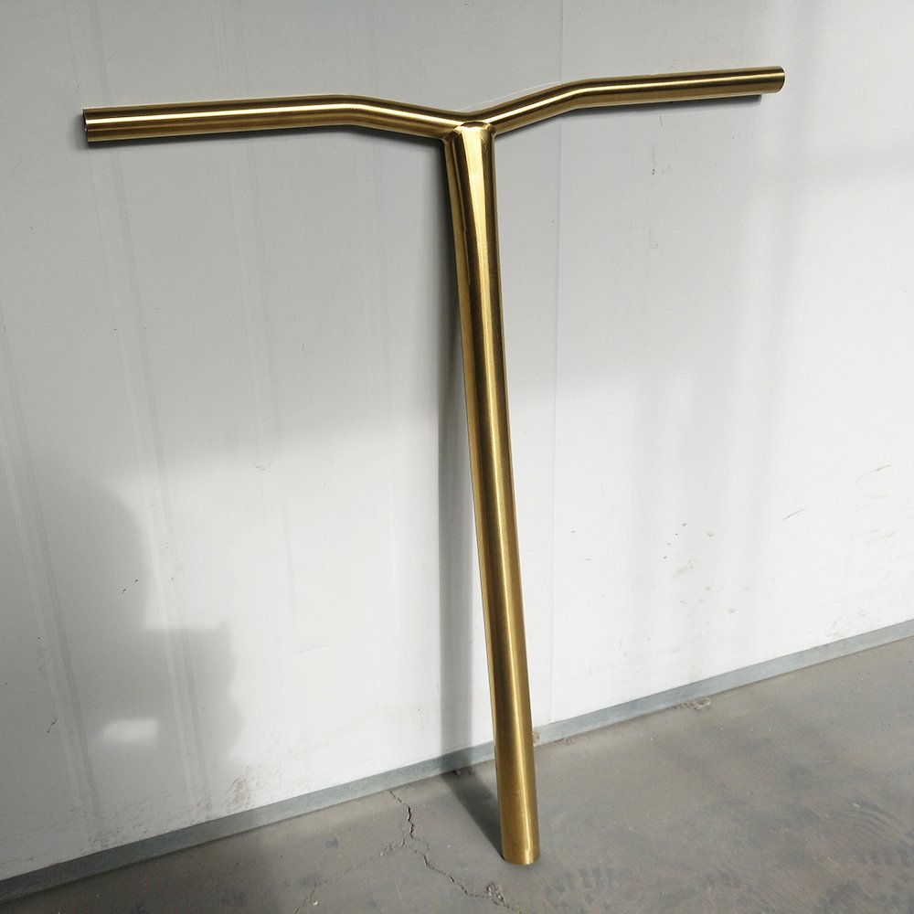 High Quality two wheel Titanium stunt scooter parts ,Wholesale Custom Titanium Pro Scooter V Bar and titanium scooter fork
