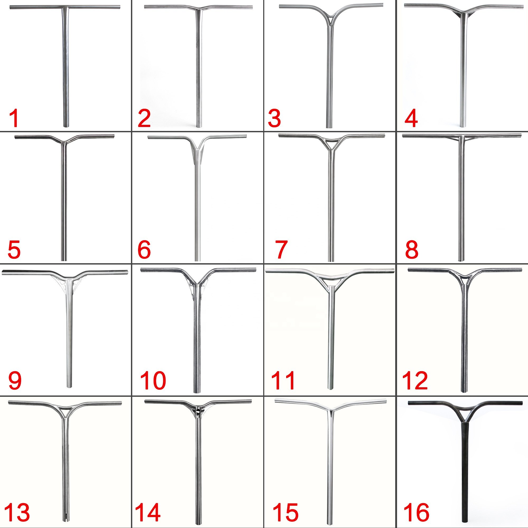 High Quality two wheel Titanium stunt scooter parts ,Wholesale Custom Titanium Pro Scooter V Bar and titanium scooter fork
