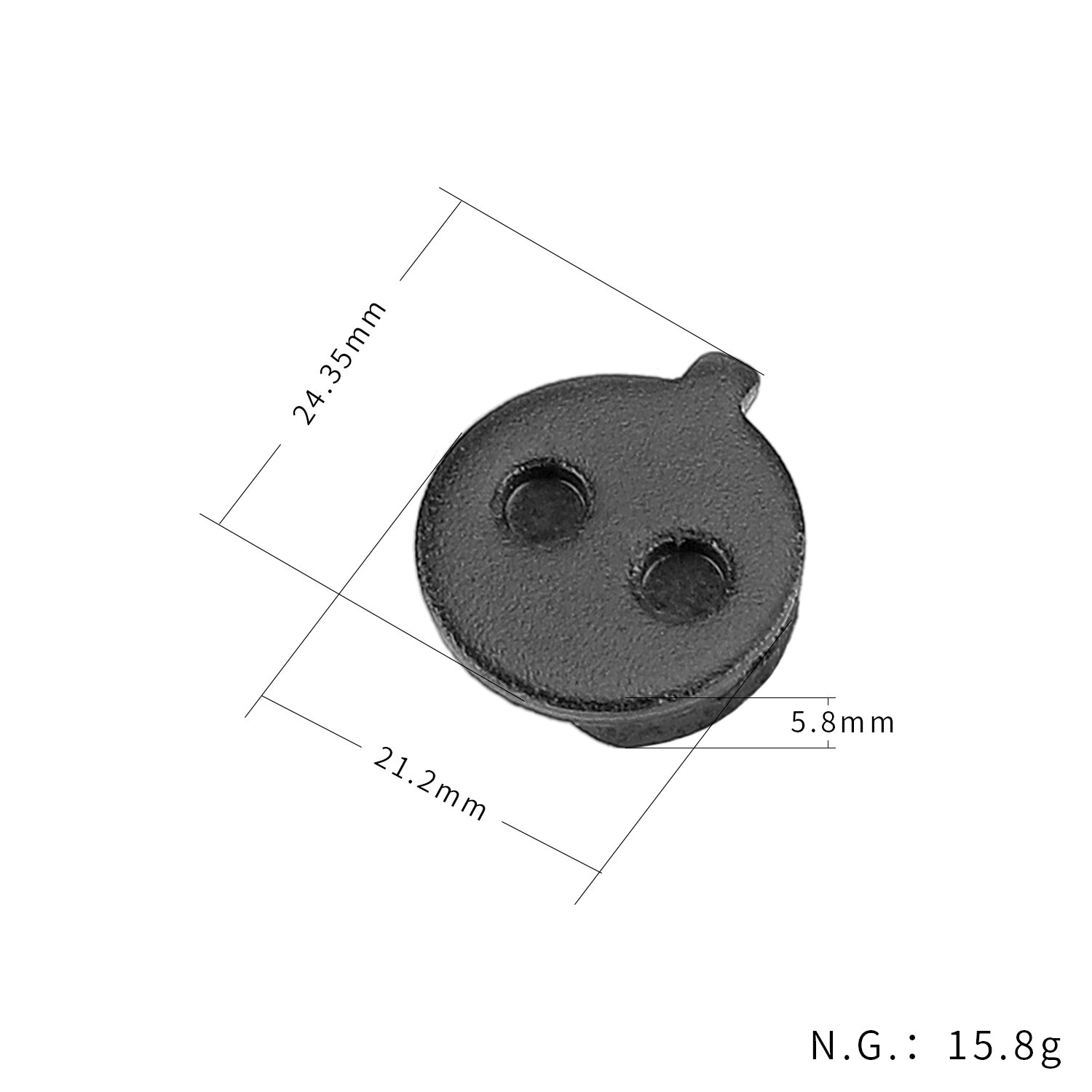 J1 Brake Lining Resin Semi-metallic Brake Rotors Bicycle Cooling Disc Brake Pad for MTB Kick Board Scooter Parts Accessories