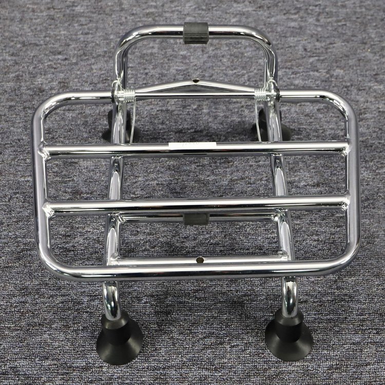 BORSKE Manufacturer Wholesale Vespa Front Cargo Shelf Luggage Storage Rack Scooter Aluminum Front Folding Rack for VESPA GTS GTV