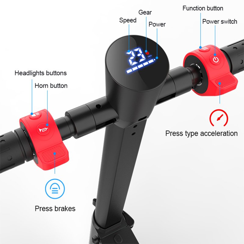 X6 Mini Scooters 250w Electric Scooter 2 Wheel Foldable Battery Power Electric Scooter
