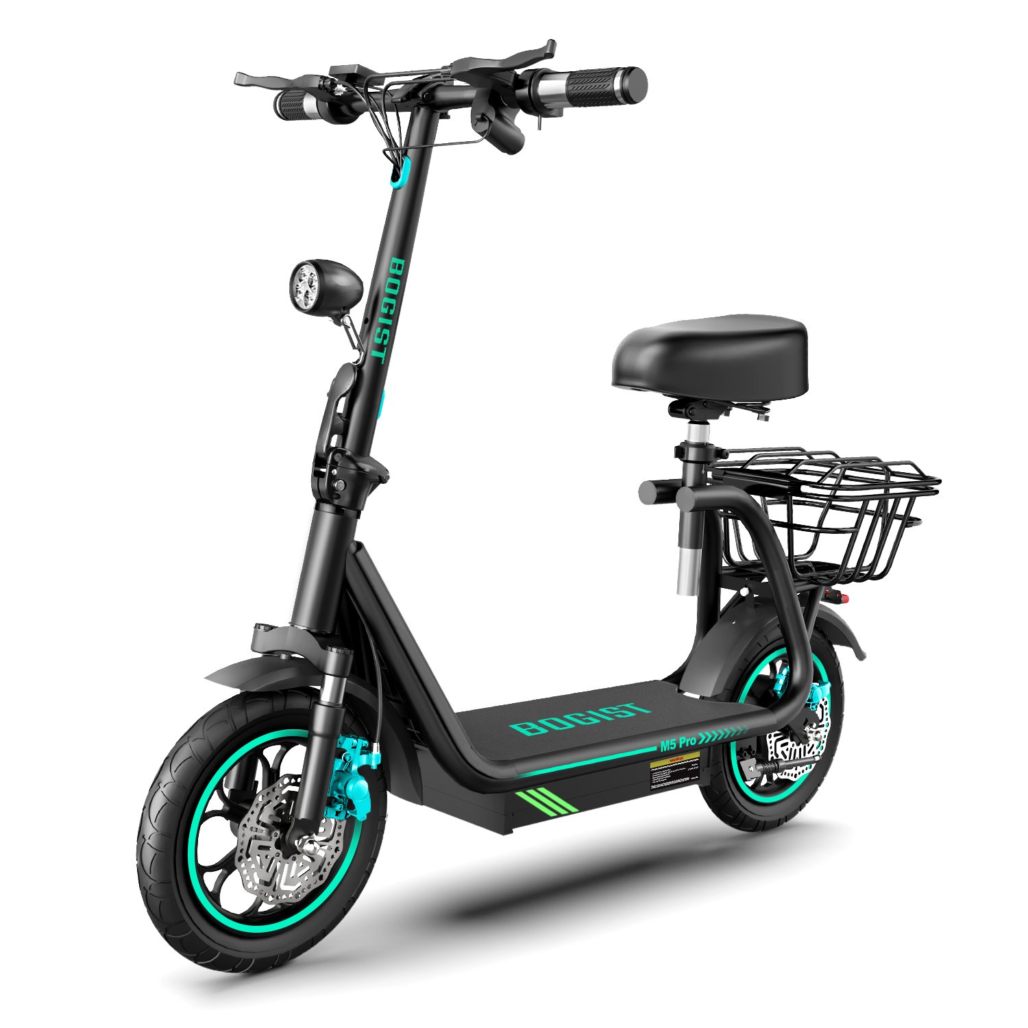 High Security electric scooter price china Bogist M5 Pro+ Max running distance 40km Adjustable seat & handle electric scooter