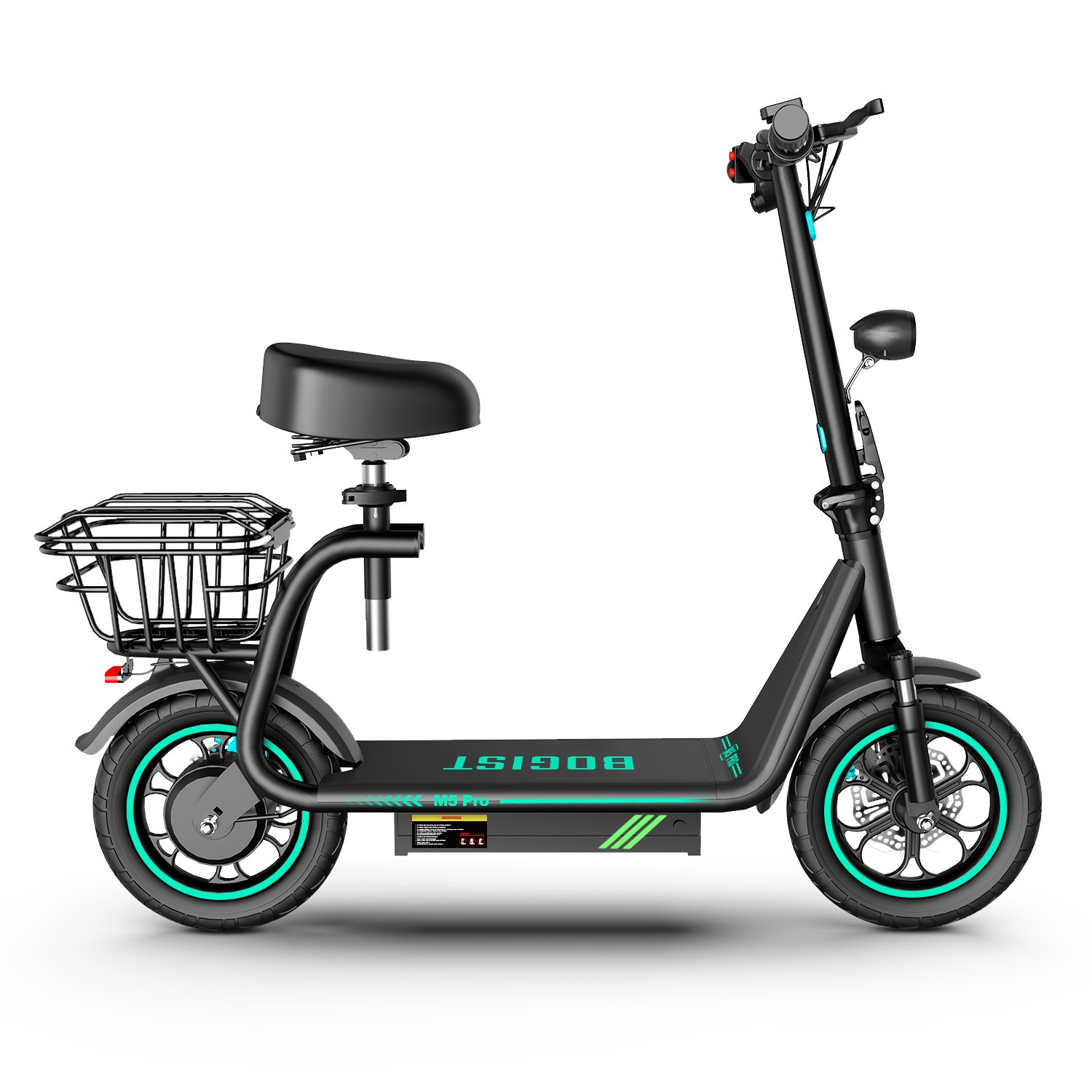High Security electric scooter price china Bogist M5 Pro+ Max running distance 40km Adjustable seat & handle electric scooter