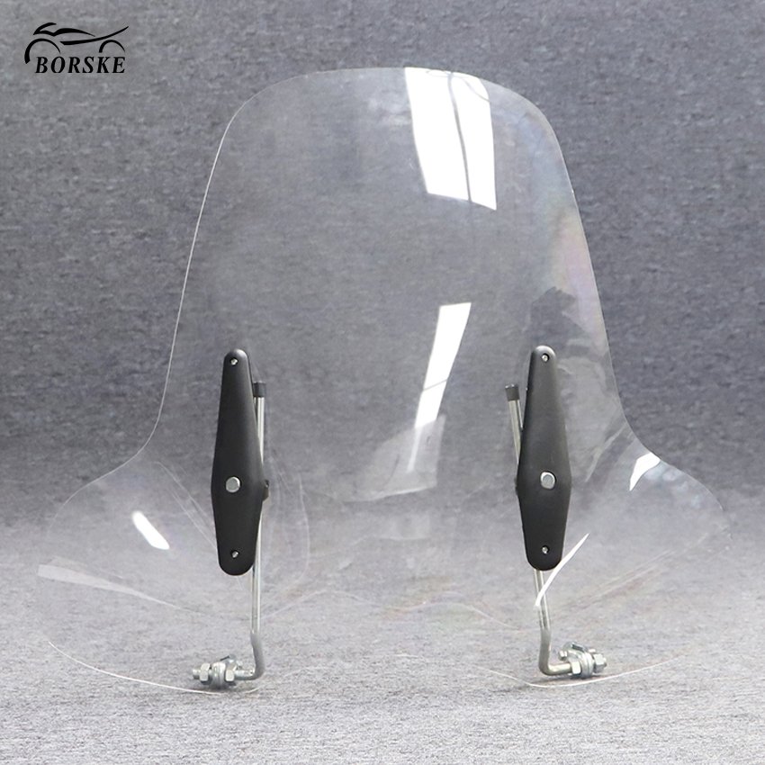 High quality motorcycle windshield wind deflector universal motorbike scooter windscreen parts