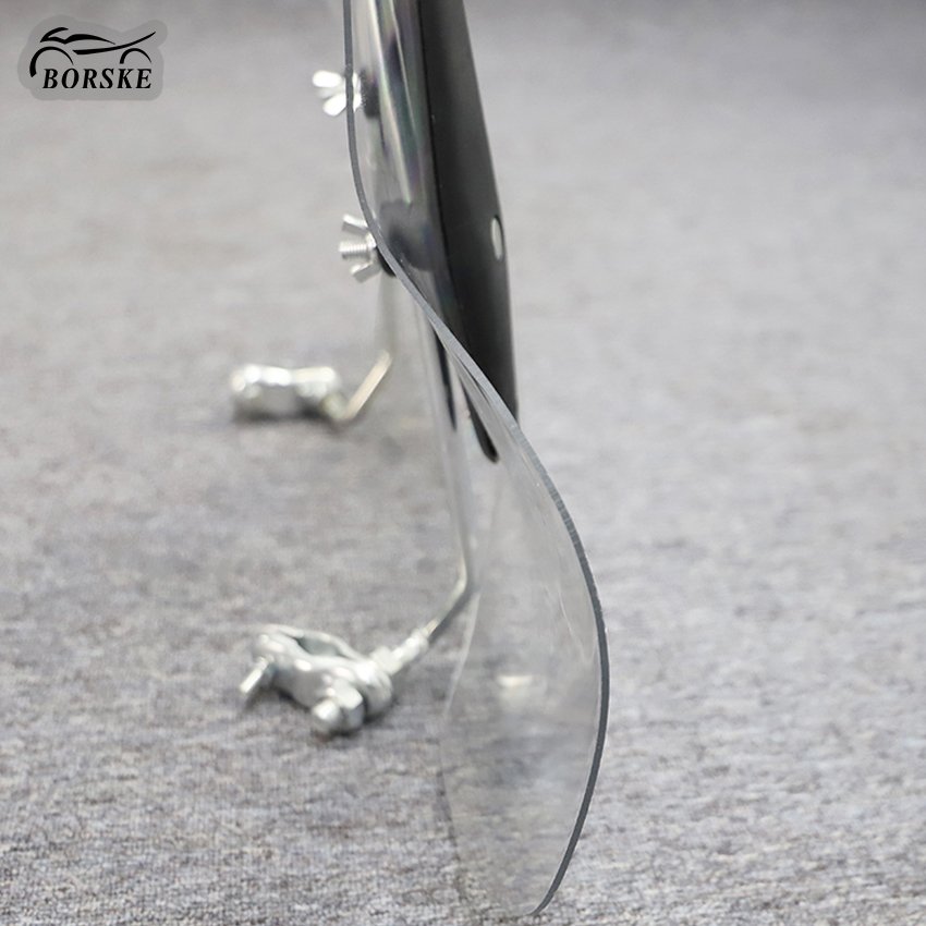 High quality motorcycle windshield wind deflector universal motorbike scooter windscreen parts