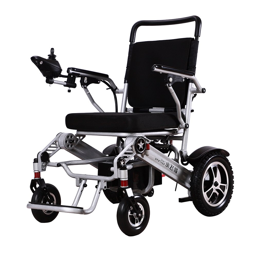 Portable disability folding electric scooter wheelchair lightweight foldable electric folding wheelchair scooter for adults