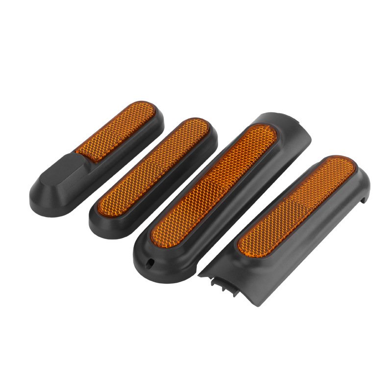 Factory direct supply M365 m4 electric scooter front wheel rear wheel decorative side cover accessories reflective decoration