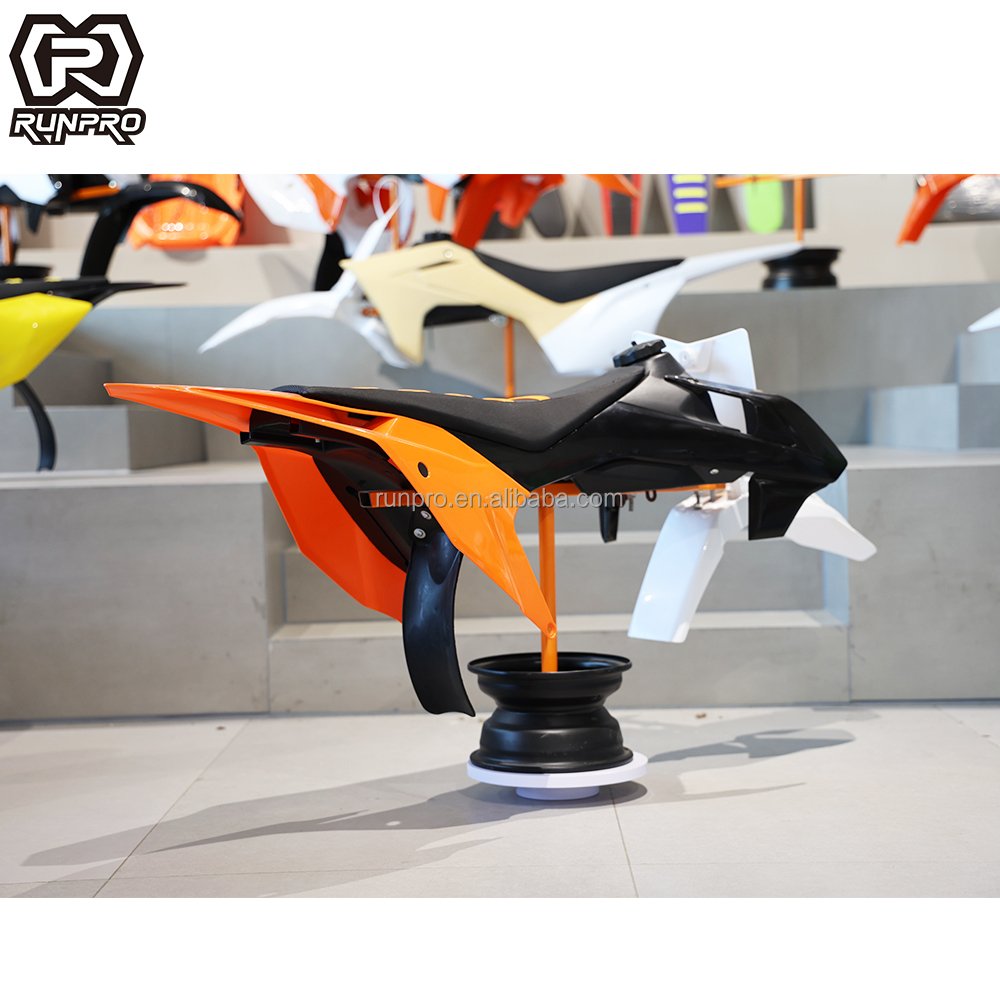 Full Complete Plastic parts set Pit Dirt Motor Bike Motorcycle Plastic Fairing Body Kits, Mudguards fenders for KTM65