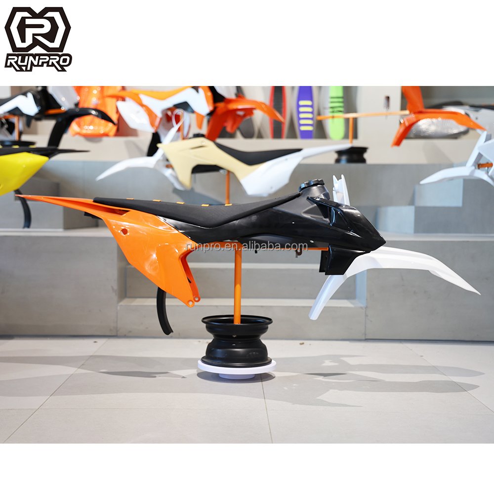Full Complete Plastic parts set Pit Dirt Motor Bike Motorcycle Plastic Fairing Body Kits, Mudguards fenders for KTM65