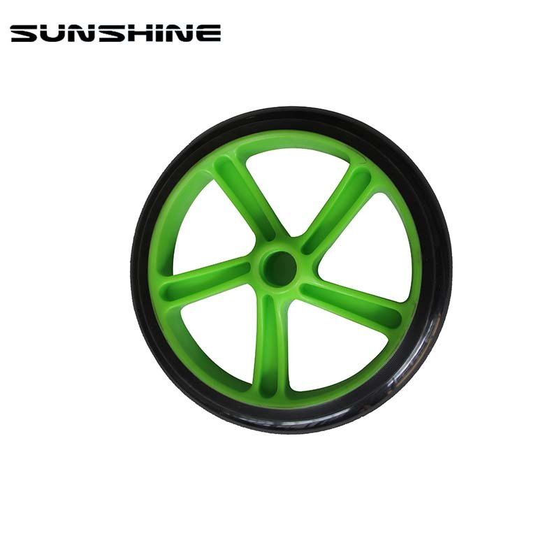 High Quality Manufacture City Kick Scooter Wheel Direct SalesScooter Parts Accessories 230mm 180mm PU wheels for scooter