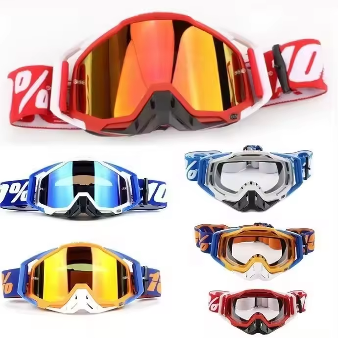Universal Goggles Skiing Riding Eyewear Sports Windproof Dustproof Protection Cycling Helmets Glasses