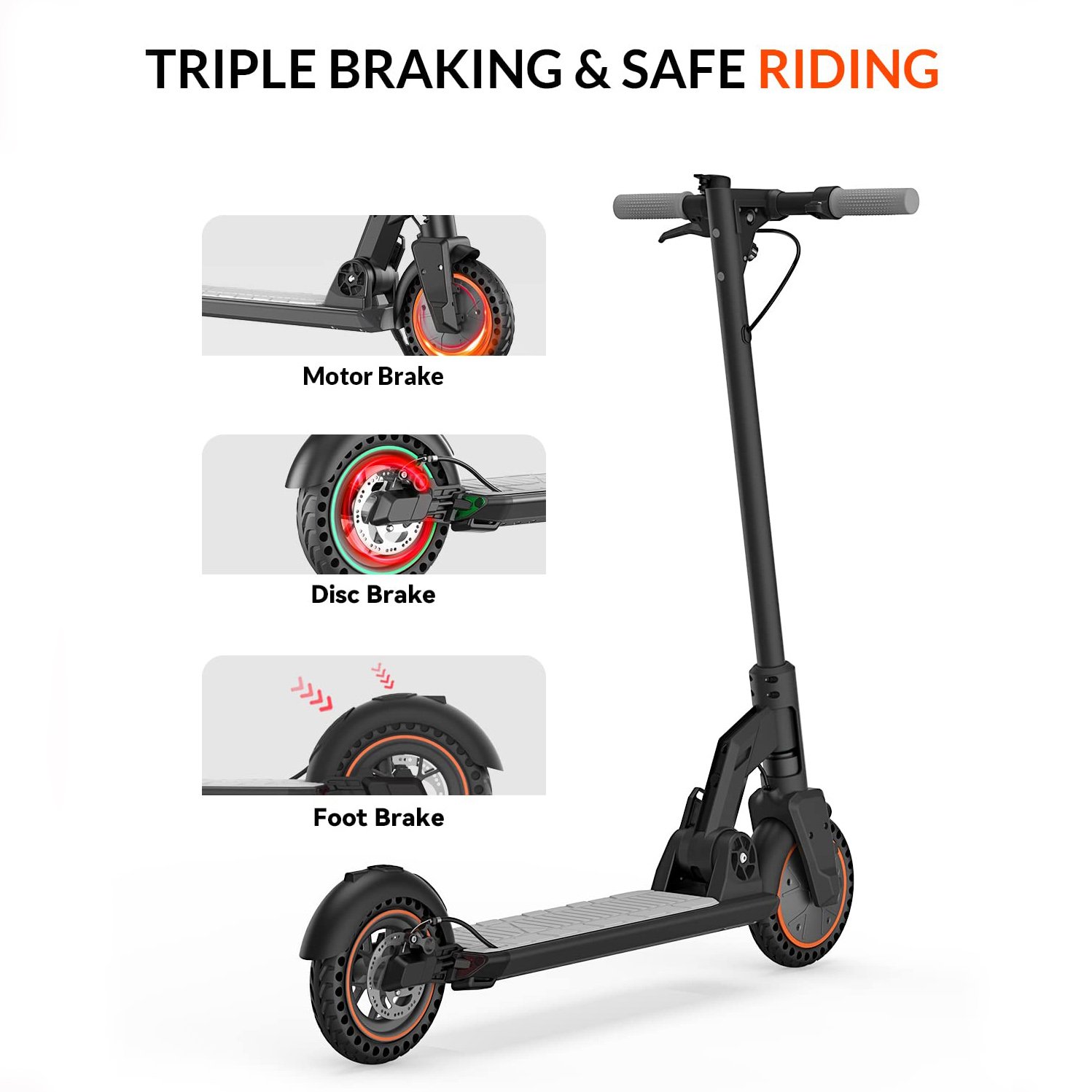 Eu Usa Canada Australia 2023 Original Durable & Portable 18mph Max Speed SUNNIGOO M2 Pro Electric Scooter