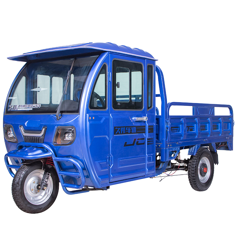 good quality 3 passengers enclosed electric tricycle for adults