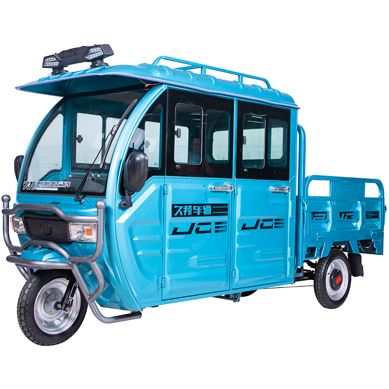 good quality 3 passengers enclosed electric tricycle for adults