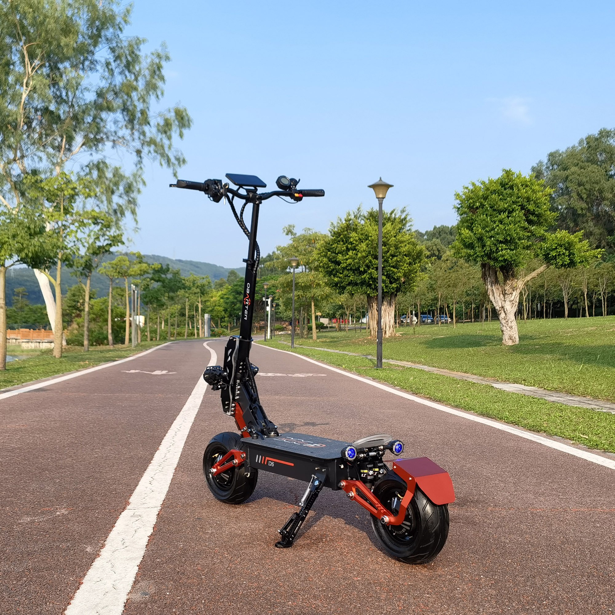 Eu Warehouse OBARTER D5 electric Scooter Dual drive 2500w 5000w Adult mobility Scooter removable battery 12 inches