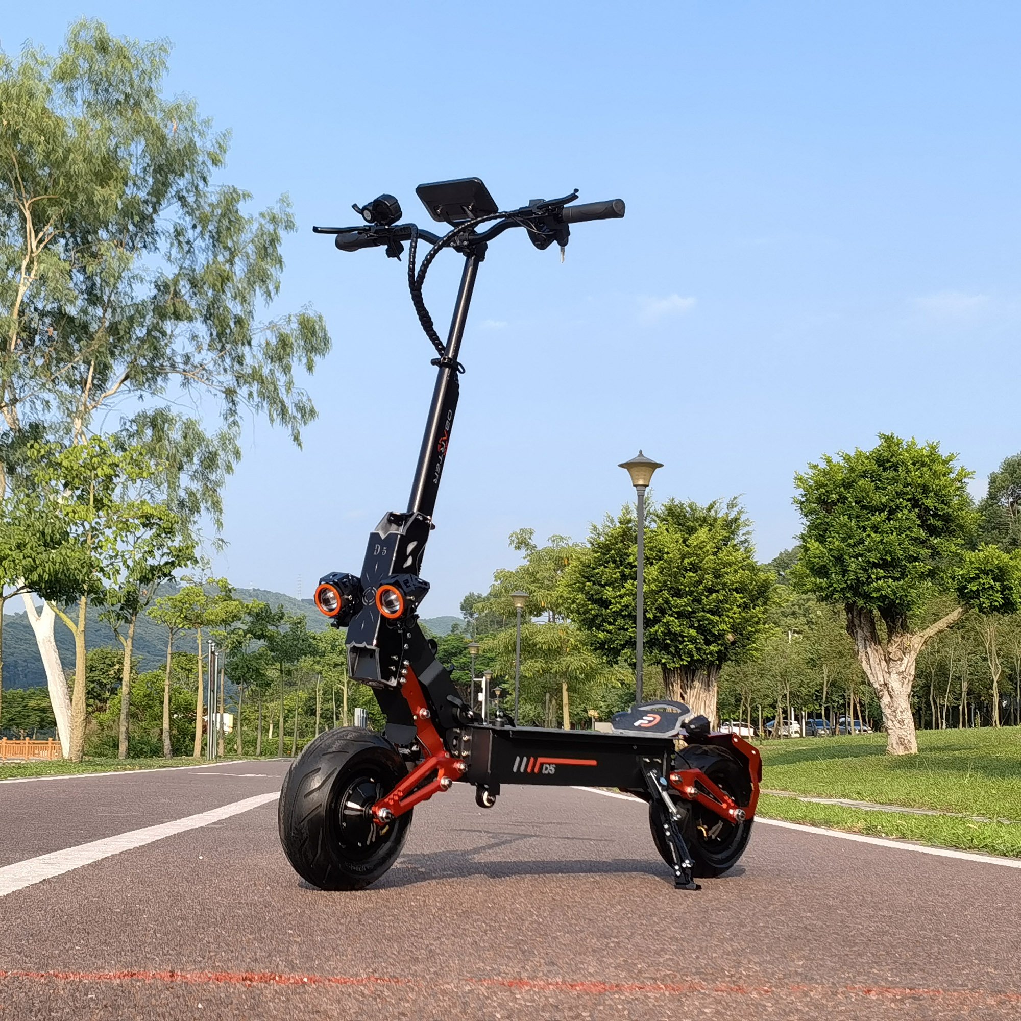 Eu Warehouse OBARTER D5 electric Scooter Dual drive 2500w 5000w Adult mobility Scooter removable battery 12 inches