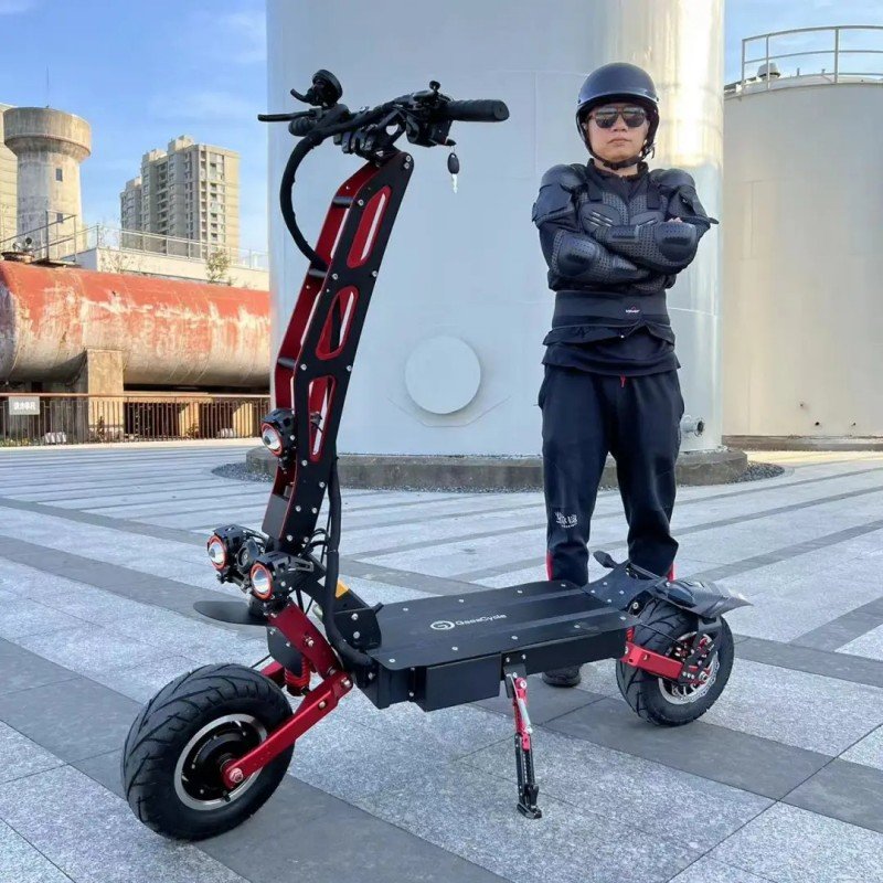 2024 Various Designs High-Speed Electric Scooter 6000W for Unisex Adults Smart Digital Two-Wheel Motorcycle