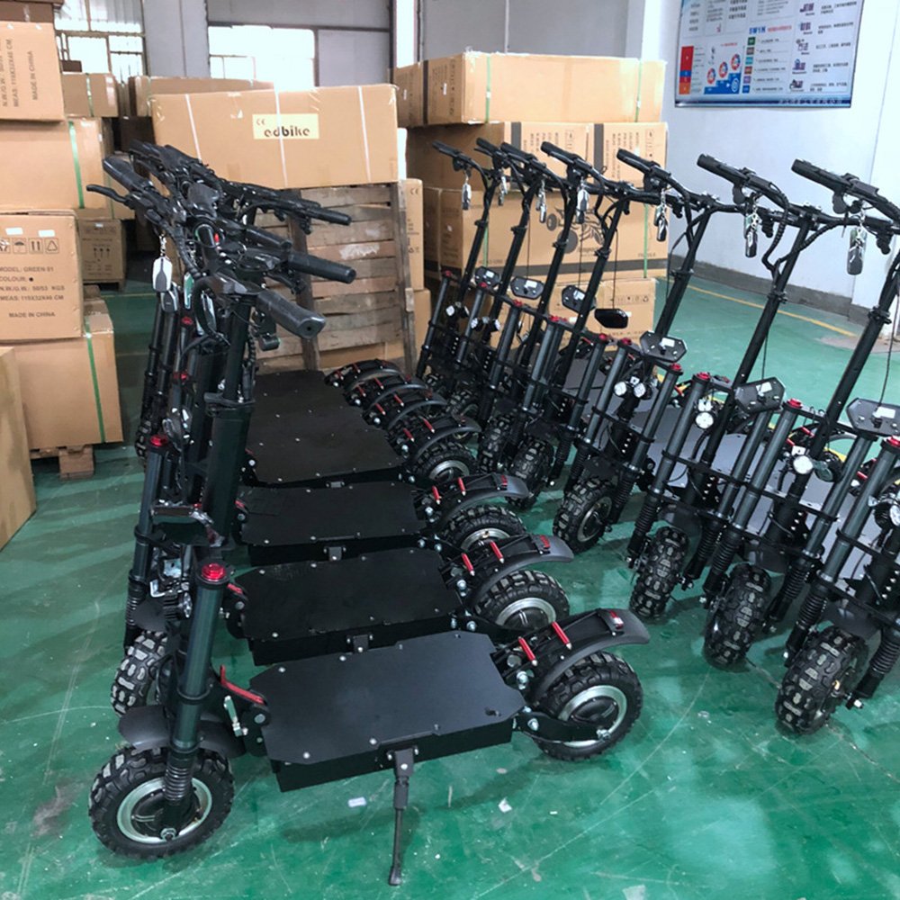 Off-road 70km/h Fast 2400w Dual Motor Fat Wide 11inch Wheel Offroad Tire Powerful Elektro Electrico E Adults Electric Scooter