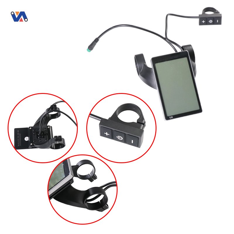 New Image 20-Inch LED Dashboard Display for OUXI V8 500W Replacement Part for Fat E-Bike 3.0 Version Scooter Accessories
