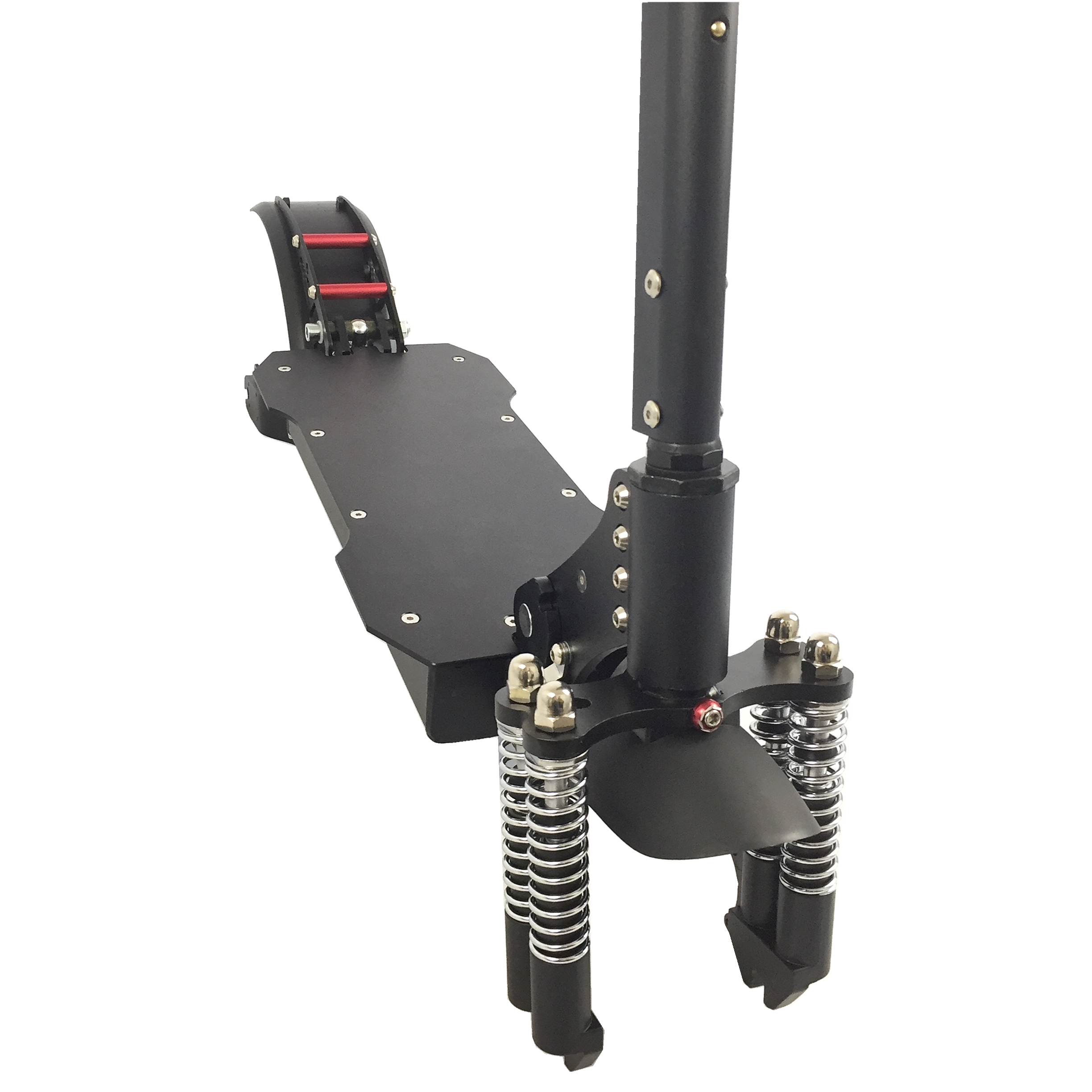Easy To Install High Quality 10 Inch Fork Open Size Dual Aluminum Alloy Electric Scooter Frame