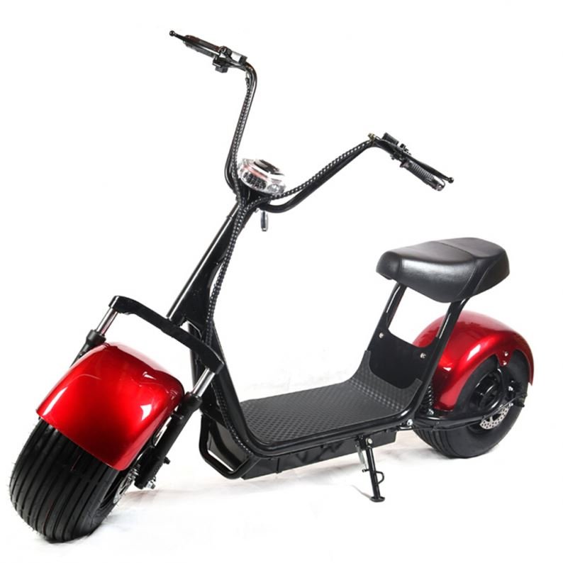 2020 Electric Motor Car Fat Tire Electric Scooter Chopper 1200W Citycoco
