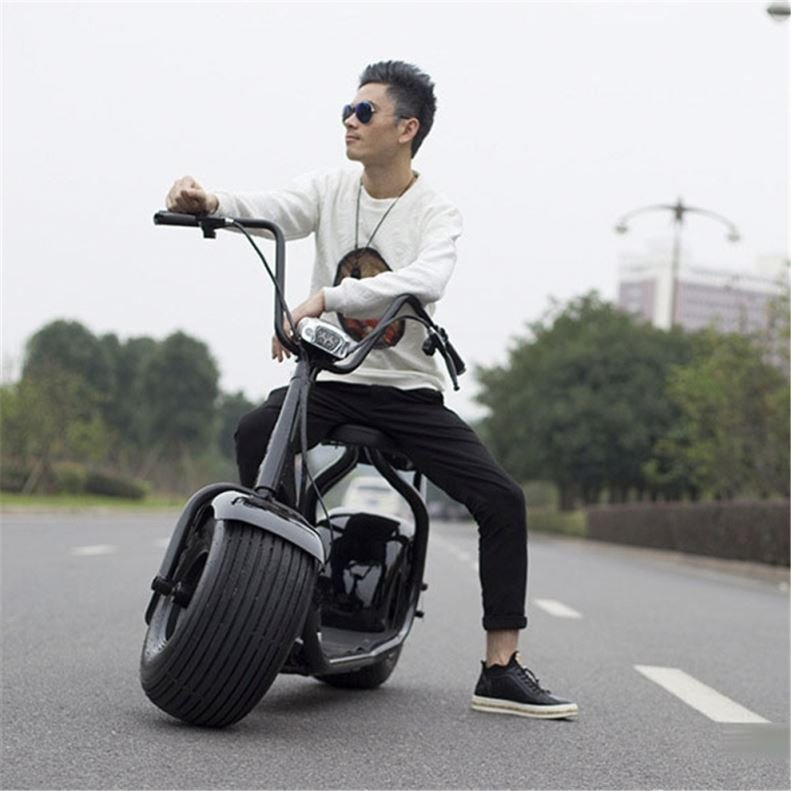 2020 Electric Motor Car Fat Tire Electric Scooter Chopper 1200W Citycoco