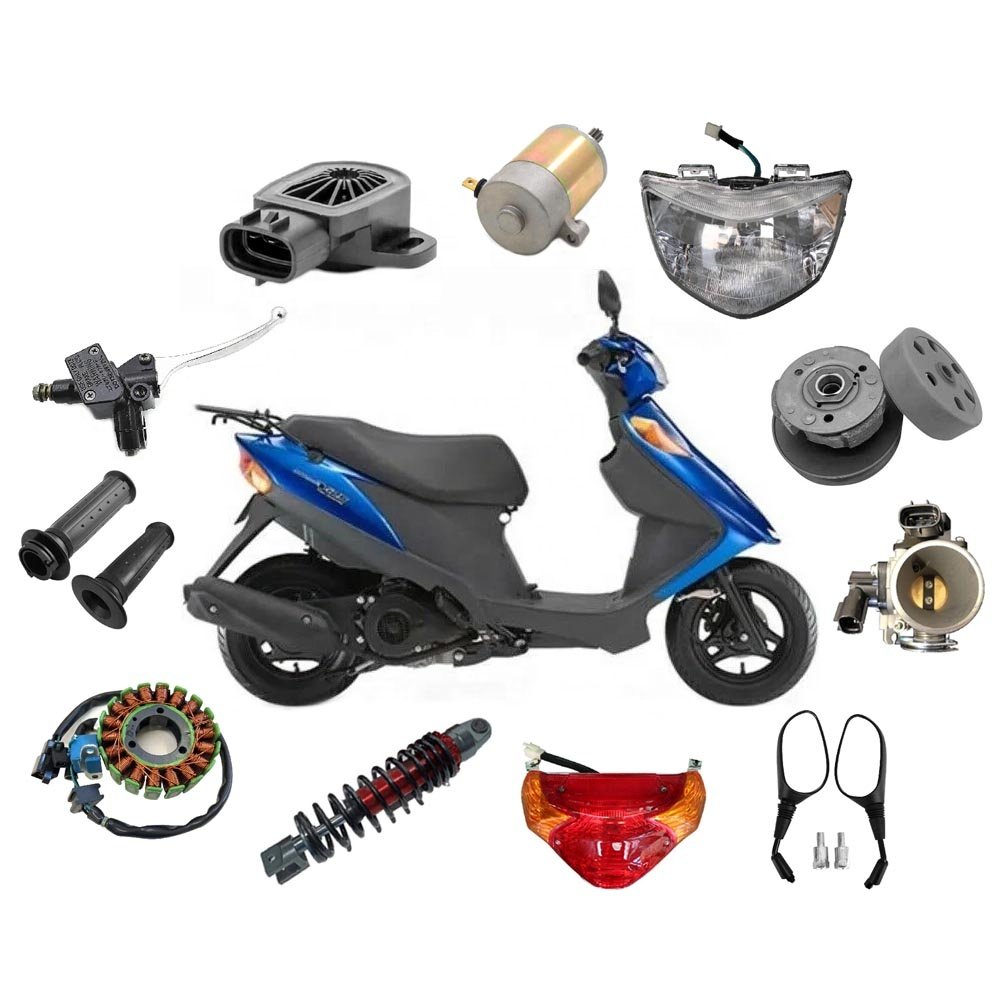 Wholesale Plastic Parts Black Front Cover Leg Front Shield Front Top Cover for Scooter V125 Z Address 2007