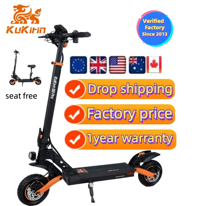2024 newest Manufacturers New Off Road Eu Uk Warehouse Kugoo G2Pro 600W 15Ah Battery offroad electric scooter
