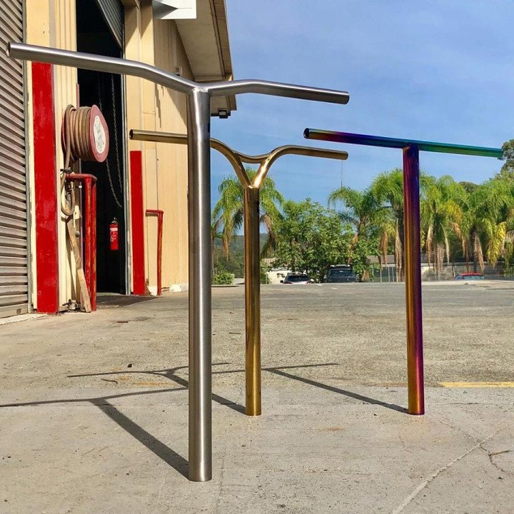 JXT Ultralight High Strength Customized Pro Titanium Scooter Bars with Great Package Scooter Parts