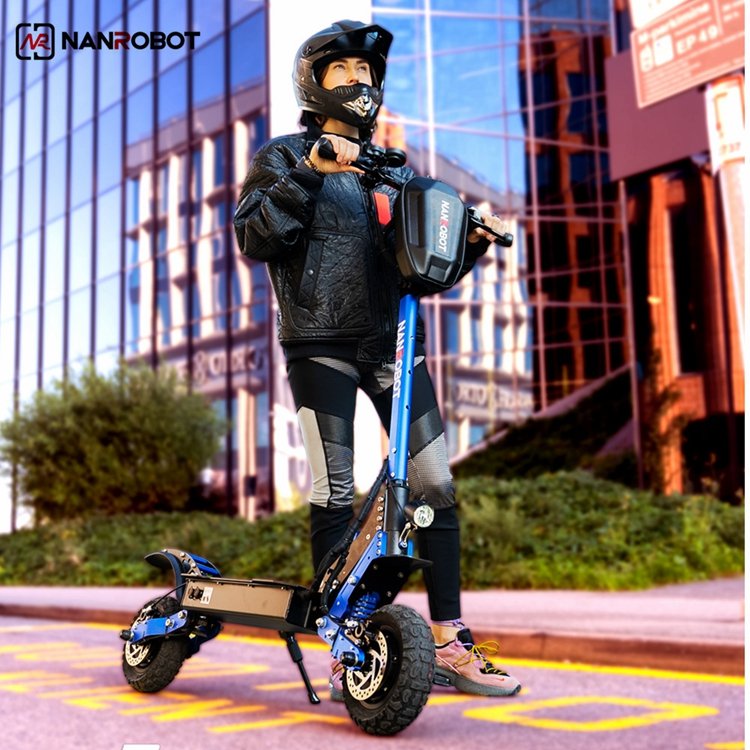 NANROBOT D4+3.0 Dual motor Folding Seat Two Motor patinete Electric Scooter Eu Stock Sport
