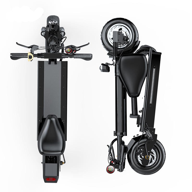 Cheap 400W Motor Foldable With Seat 36V 10 Inch Two Wheels Electric Scooter For Adults