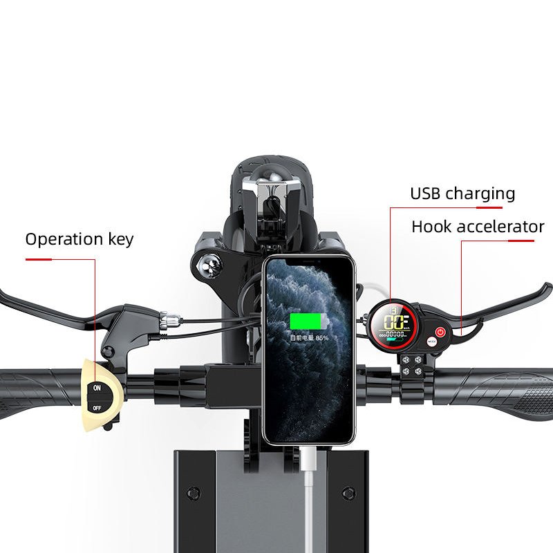 Cheap 400W Motor Foldable With Seat 36V 10 Inch Two Wheels Electric Scooter For Adults