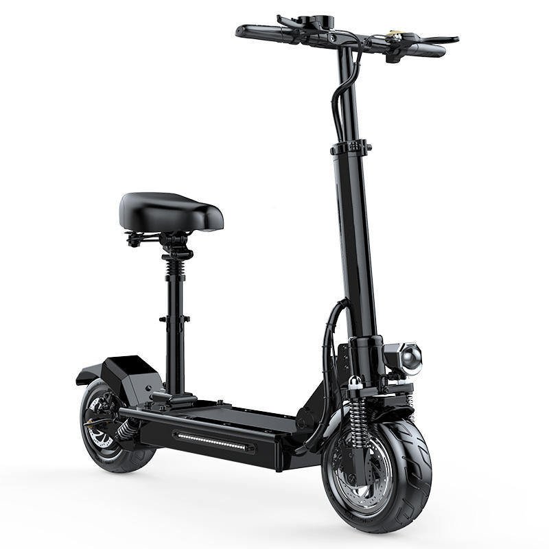 Cheap 400W Motor Foldable With Seat 36V 10 Inch Two Wheels Electric Scooter For Adults
