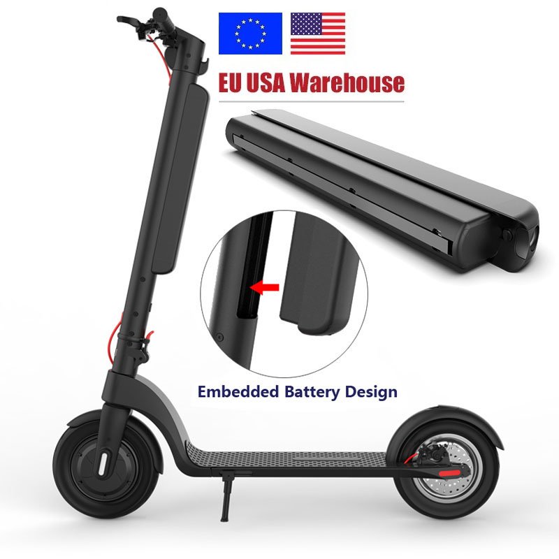 2024 36V10AH 350W Max load 120KG Range 40 km 45KM fast speed e-scooters LED Display Disc Brake foldable Electric Scooter