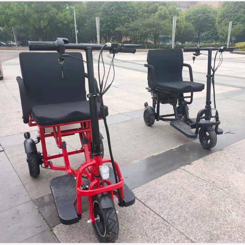 Airline approved travel scooters with lithium battery folding portable mobility electric scooter disabled scooter