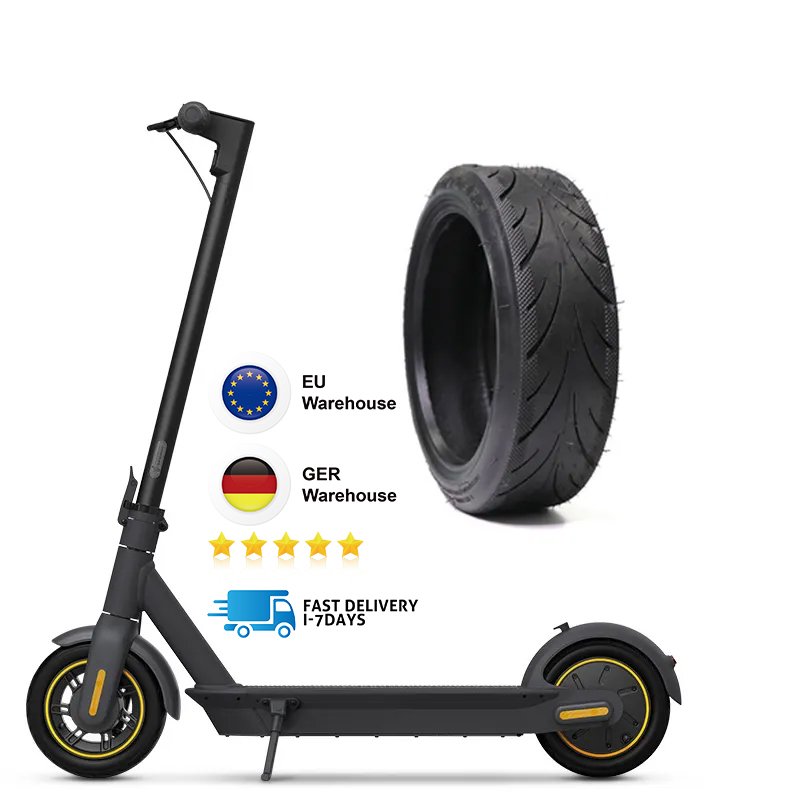 New Image EU Warehouse Original 60/70-6.5 Tubeless Tire With Glue Inside For Max G30/G30D E-Scooter 10 Inch Parts For Scooter