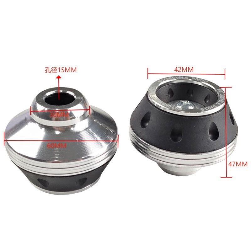 CNC Aluminum Alloy Motorcycle Scooter Front Fork Cup modified Anti Fall Crash Protect Ball Front Shock Absorber Cup