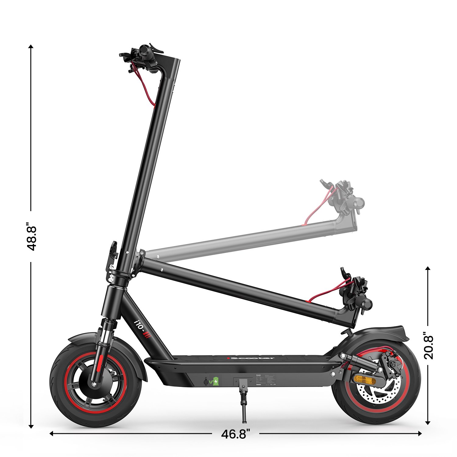 EU iScooter 40km/h i10 650W e scooter APP Electric Scooter