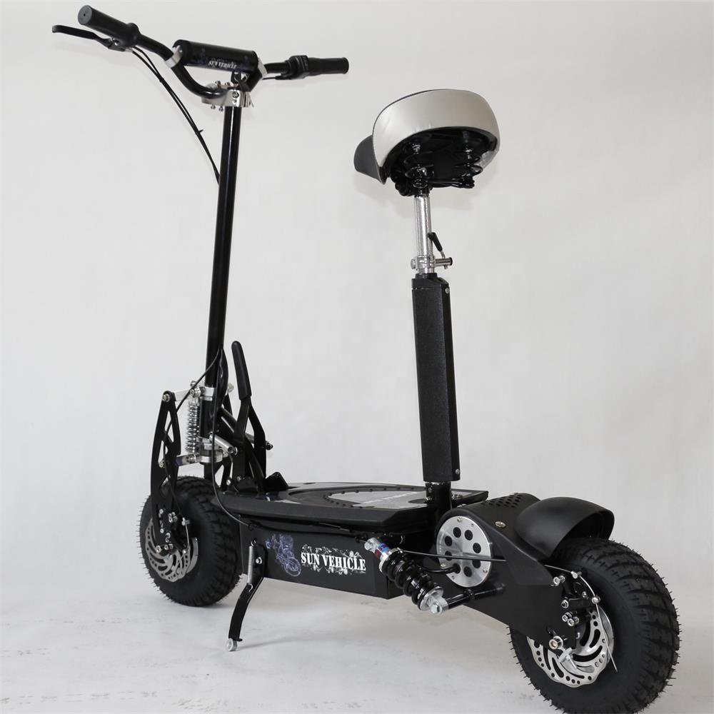 big tyres stylish red high power 1000W 36V electric scooter