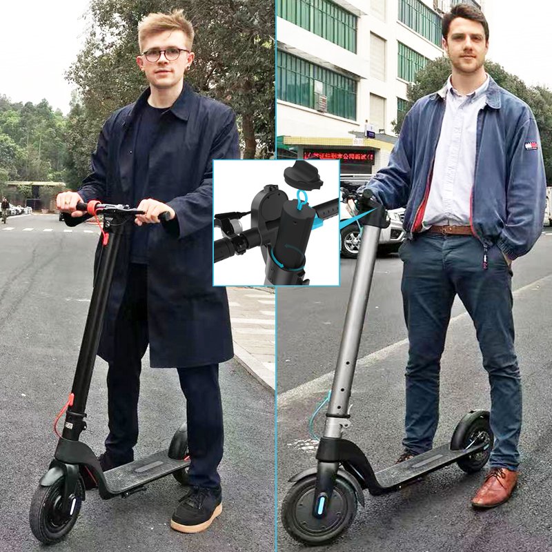 2024 HX X7 foldable best electric scooter smart classic electr step E scooter with seat optional for adults
