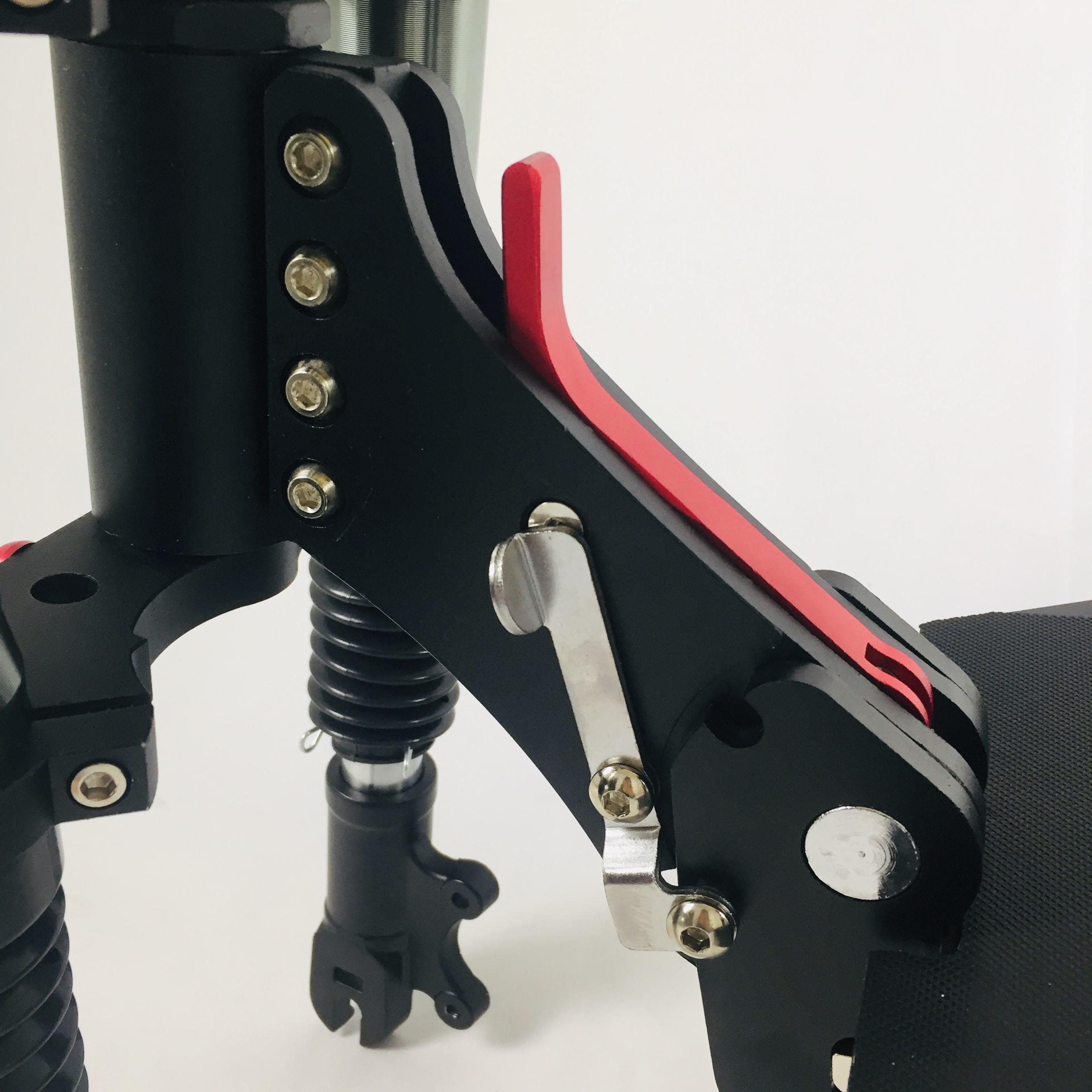 11inch E5B styling electric scooter accessories frame oil and spring shock absorber folsing electric scooter frame