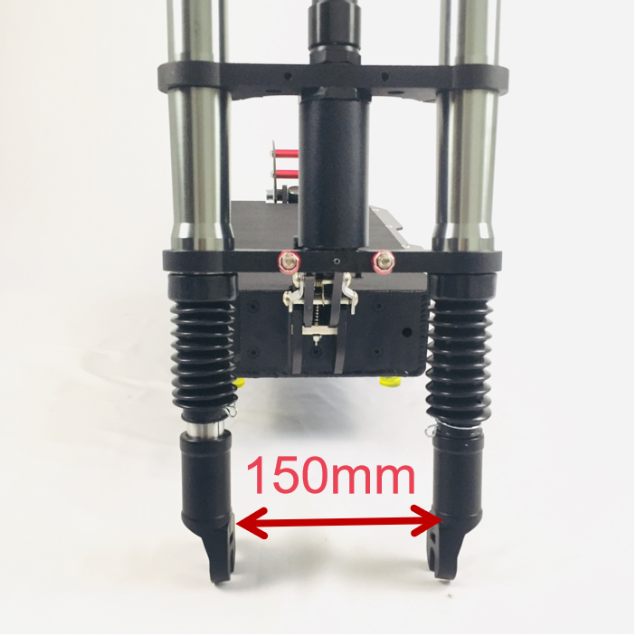 11inch E5B styling electric scooter accessories frame oil and spring shock absorber folsing electric scooter frame