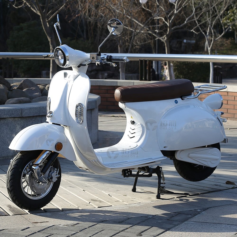 Off Road Retro Style Electric Scooter Of Double Removable Lithium Battery Scooter
