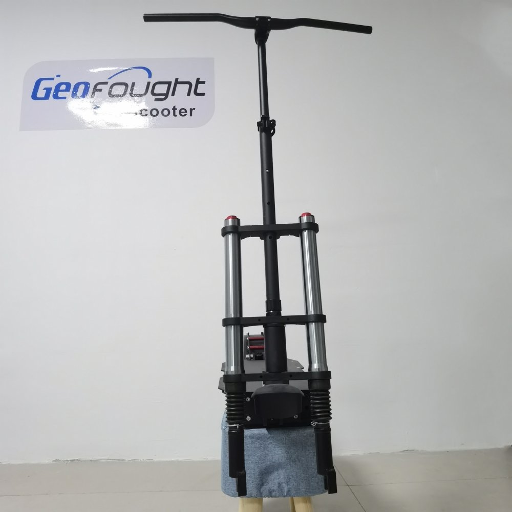 Folding 11 Inch 60V 52V Stand Up Custom Diy Aluminium Alloy Front Rear Suspension Electric Scooter Frame Body Set With Forks