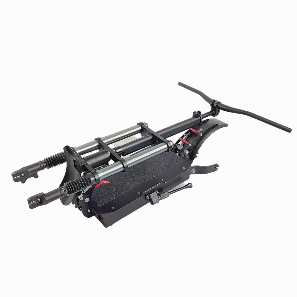 Folding 11 Inch 60V 52V Stand Up Custom Diy Aluminium Alloy Front Rear Suspension Electric Scooter Frame Body Set With Forks