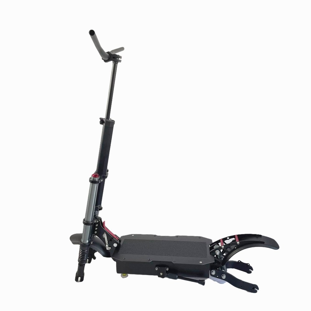 Folding 11 Inch 60V 52V Stand Up Custom Diy Aluminium Alloy Front Rear Suspension Electric Scooter Frame Body Set With Forks
